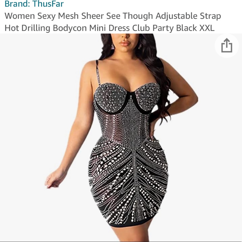 Mesh see through bodycon mini dress